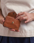 Harmonica Wallet Cognac