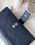 Leather Women's Purse - Cobalt