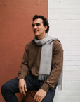 Baby Alpaca Wool Scarf - Cream