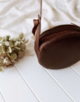 Leather Crossbody Canteen Bag