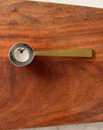 Brushed Brass Stainless Steel Scoop Spoon
