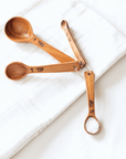 Hand Carved Wood Measuring Spoon Set - Macawood