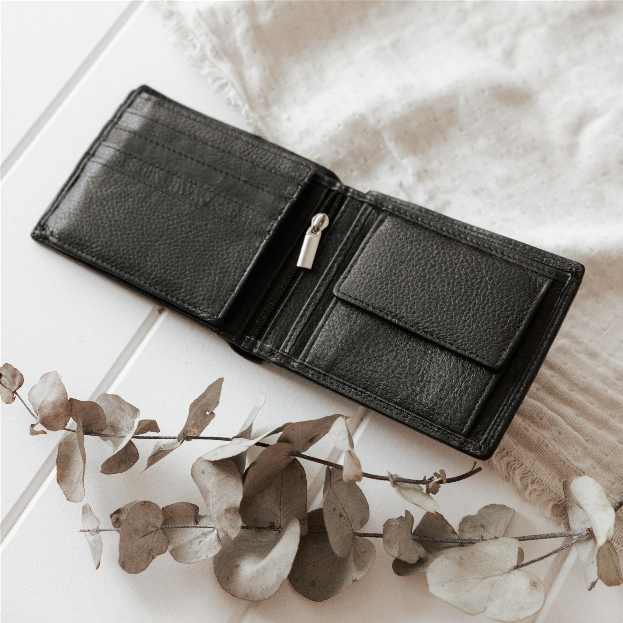 Black Leather Wallet