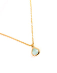 Desert Sunrise Pendent Necklace - Teal