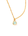 Desert Sunrise Pendent Necklace - Teal