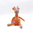 Organic Cotton Giraffe Rattle