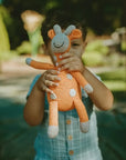 Organic Cotton Giraffe Rattle