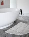Arch Deco Bath Mat - Natural