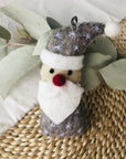 Santa with Snow Christmas Decoration