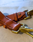 Leather & Brass Belt Hangar Snap