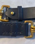 Leather & Brass Belt Hangar Snap