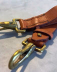 Leather & Brass Belt Hangar Snap