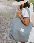 The Mini Hauler Bag - Forest Green - Blue Grey - Navy