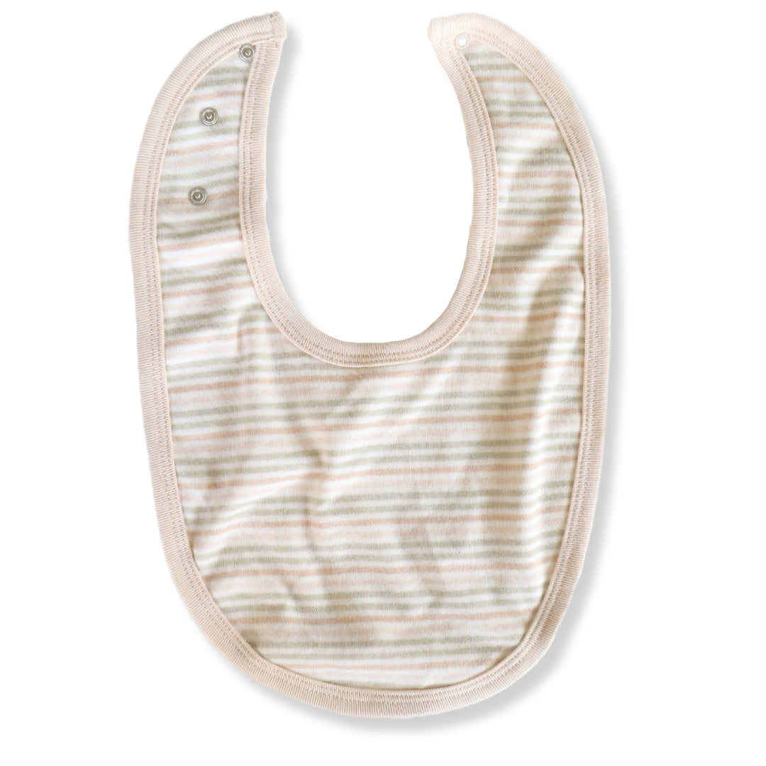 Un-dyed Organic Cotton Adjustable Baby Bib