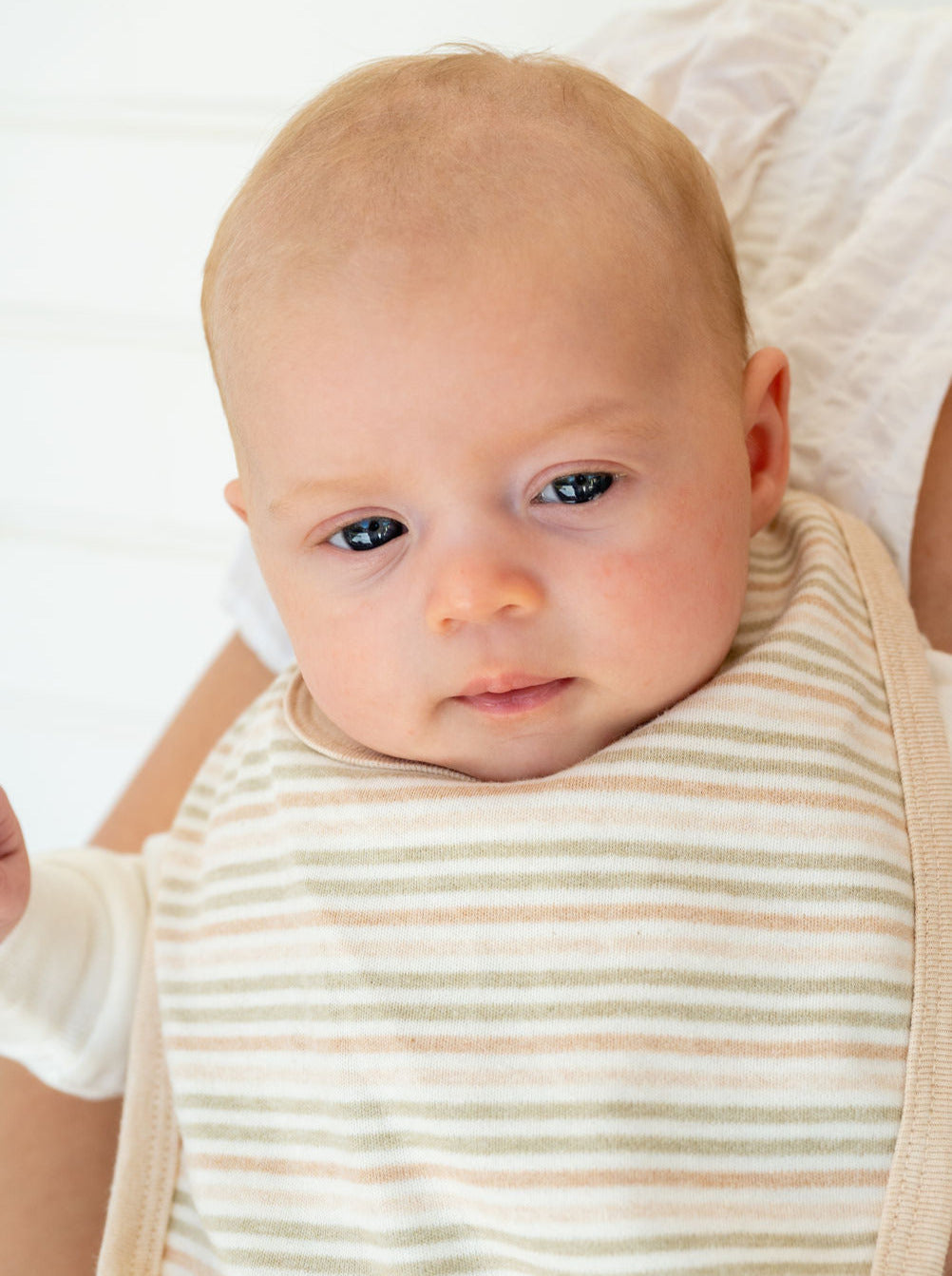 Un-dyed Organic Cotton Adjustable Baby Bib