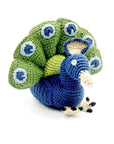 Organic Cotton Toy Peacock Rattle