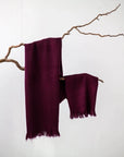 Alpaca Classic Scarf - Vino