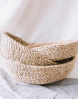 Round Jute Bowls - Natural
