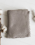 Cotton Baby Blanket - Grey - The Fair Trader