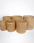 Open Weave Grass Baskets