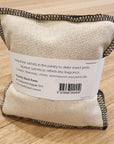 Pantry Pest Repellant Sachets - Cream and Black - The Fair Trader