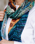 Organic Cotton Scarf Indigenous Artist Julie Woods