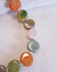 Kazuri Tombola Necklace - Stones 30" - The Fair Trader