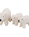 Felt Toy Polar Bears