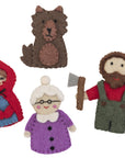 Little Red Riding Hood Finger Puppet Set
