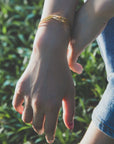 Walk on Water Cuff Bracelet - Gold