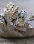 Purple Crown Necklace