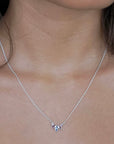 Purple Crown Necklace
