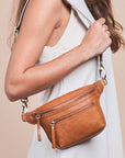 Crossbody Vegan Stromboli Leather