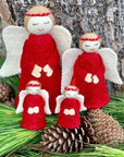 Tree Topper Angel - Red/Cream