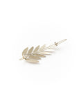 Hair Pin Barrette - Silver Fern