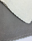 Cotton Baby Blanket - Grey - The Fair Trader