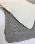 Cotton Baby Blanket - Grey - The Fair Trader