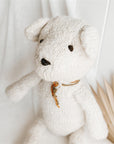 Teddy Bear Ditsy Bear - Cream, Latte & Grey