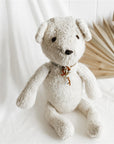 Teddy Bear Ditsy Bear - Cream, Latte & Grey