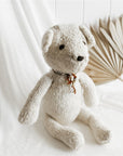 Teddy Bear Ditsy Bear - Cream, Latte & Grey