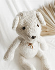 Teddy Bear Ditsy Bear - Cream, Latte & Grey
