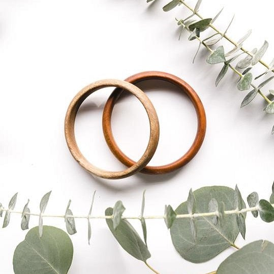 Wooden sale bangle bracelets