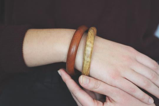 Wooden sale bangle bracelets