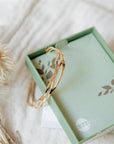 Cuff Bracelet - Gold Walk on Water