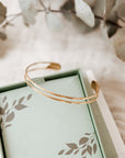Faith Like a Mustard Seed Bangle - Gold