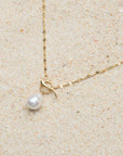 Walk on Water Pearl Necklace - Gold