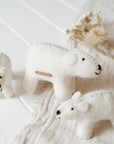 Felt Toy Polar Bears