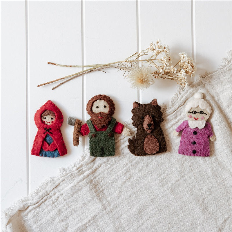 Fair Trade Toys Kids Gifts Pashom Felt Finger Puppet Set – The - Main Image