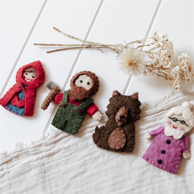 Fair Trade Toys Kids Gifts Pashom Felt Finger Puppet Set – The