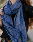 Fine Modal Scarf by Cedric Varcoe 'Ngarrindjeri Country'